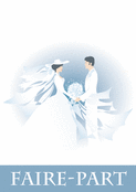 &Eacute;l&eacute;gance nuptiale en bleu d&eacute;licat